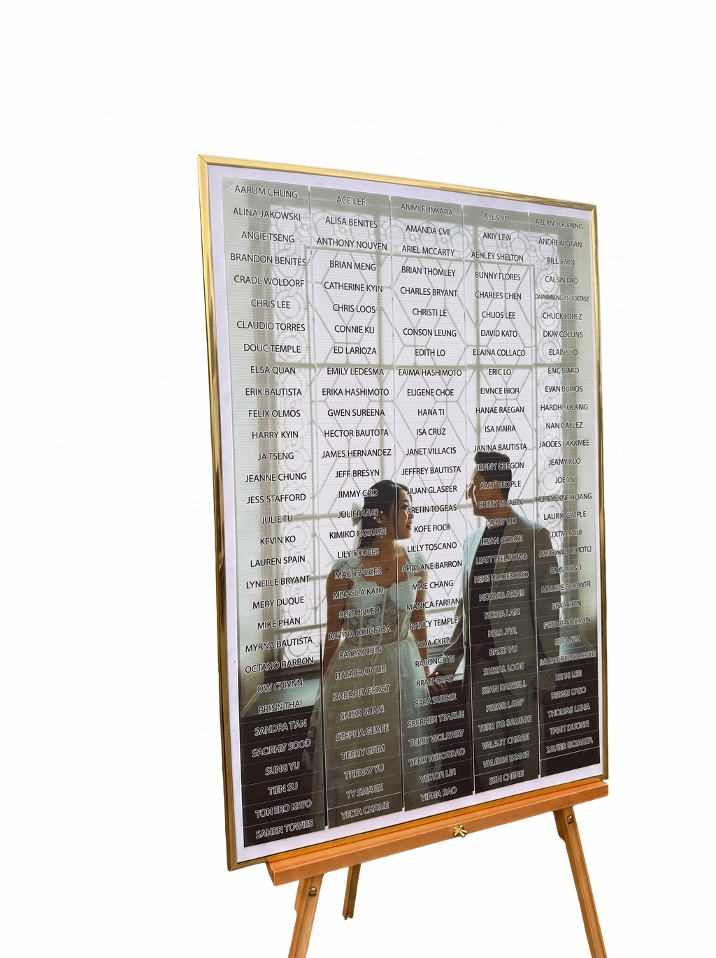 The Place Card Seating Display - A Bespoke Wedding Experience