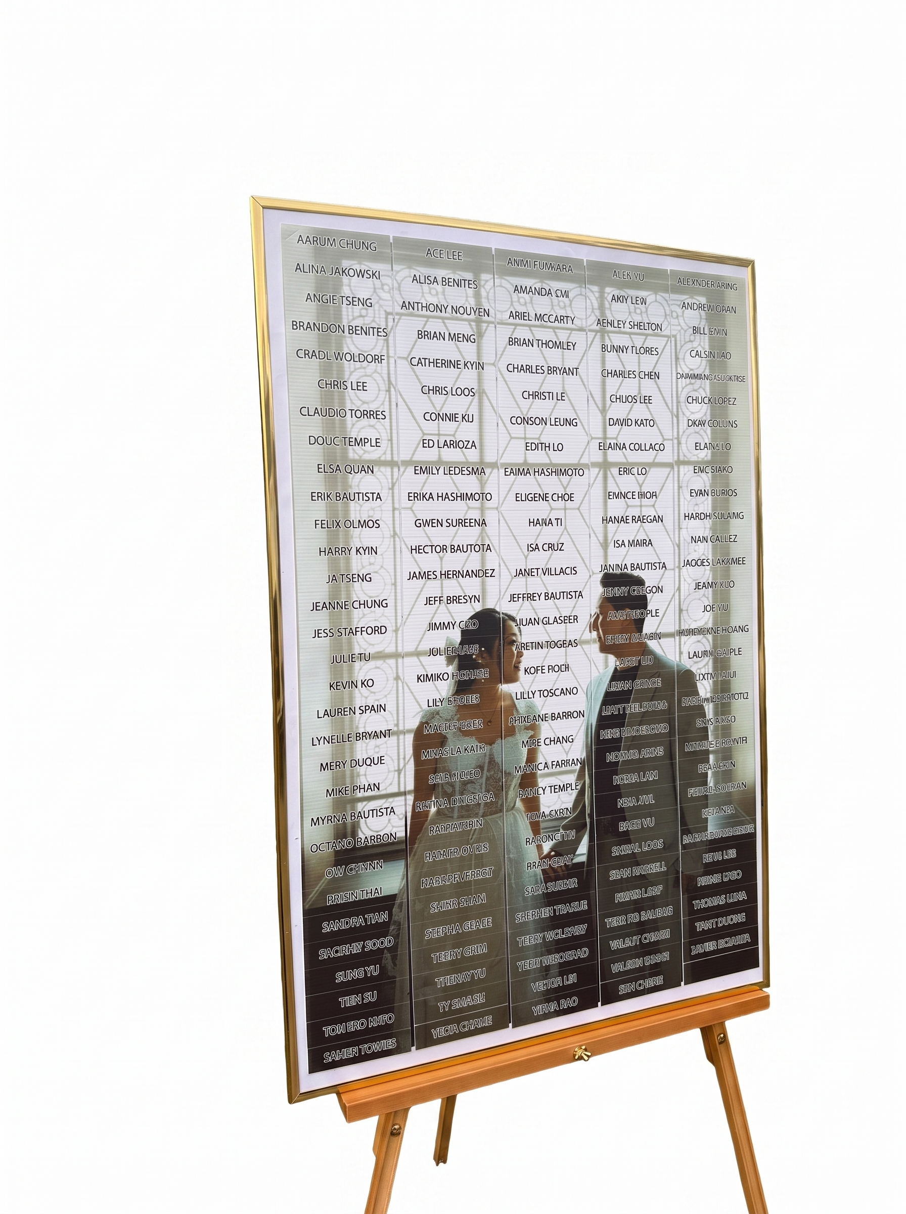 The Place Card Seating Display - A Bespoke Wedding Experience