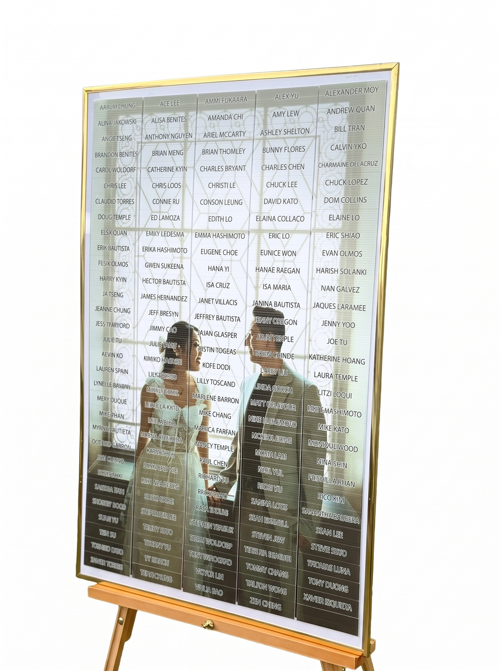 The Place Card Seating Display - A Bespoke Wedding Experience
