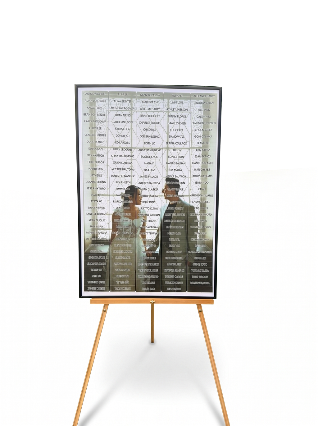 The Place Card Seating Display - A Bespoke Wedding Experience