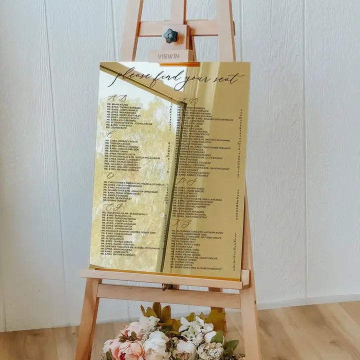 Aurielle Mirror Seating Chart